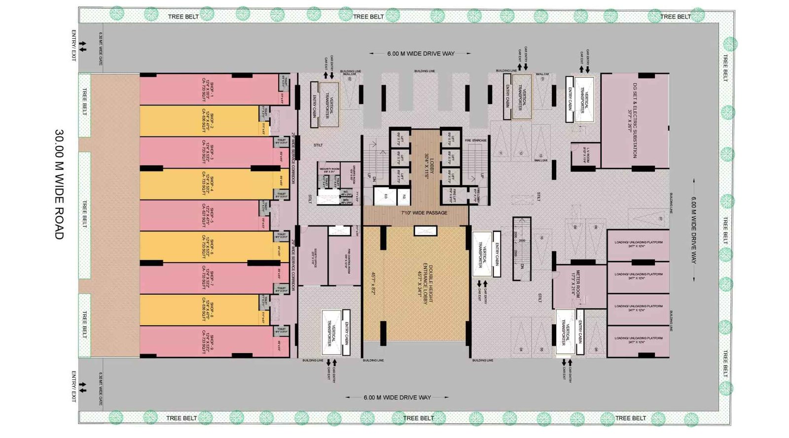 Gami-Satyam-Business-Avenue-Floor-Plan-Ground